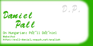 daniel pall business card